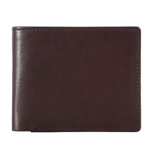 Custom Nappa Genuine Leather <b>Wallet</b> <b>Brown</b> Tan Finish Custom Logo Private Label OEM Bulk Wholesale Luxury Small Leather Goods - Product Image 1