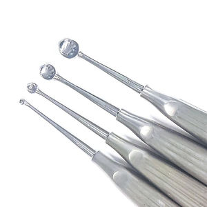 HARRAR HR-000023 Curetas Óseas Volkmann Manuales de Acero Inoxidable, Instrumento Dental -3-6, Certificación CE, Empuñadura Acolchada de Lujo - Product Image 3