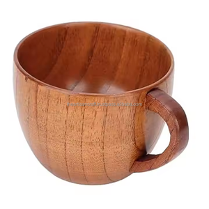 Tasse en bois écologique pour boissons chaudes et froides au design minimaliste par Artisan Craft - Product Image 3
