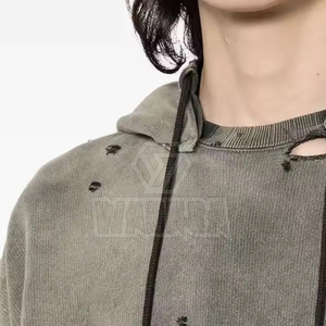 ออกแบบสีสันเฉพาะตัว เสื้อฮู้ดดี้สตรีทแวร์ของคุณเอง ผ้าคอตตอนผสม แห้งเร็ว พิมพ์โลโก้ตามสั่ง เสื้อฮู้ดดี้ลำลองสำหรับผู้ชาย - Product Image 6