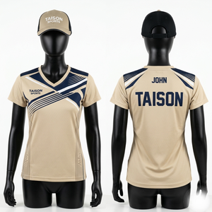 เสื้อเทนนิสโพลีเอสเตอร์พรีเมียม 150 GSM สีเหลืองนีออน ดีไซน์แผงสีดำ ระบายอากาศได้ดี พร้อมสกรีนโลโก้ตามสั่ง - Product Image 3