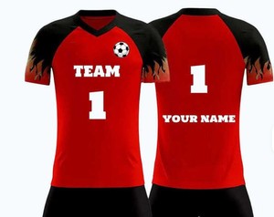 Tenues de football personnalisées pour enfants, ensembles de football pour garçons, vêtements d'entraînement pour équipes de jeunes, ensemble d'entraînement imprimé par transfert thermique - Product Image 4
