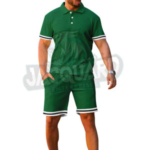 ชุดเซ็ตเสื้อยืดแขนสั้นกางเกงขาสั้นลำลองสำหรับผู้ชาย รุ่นใหม่ประจำฤดูร้อนปี 2026 ชุดลำลองสีพื้น แบรนด์เสื้อผ้าผู้ชาย ชุด 2 ชิ้น - Product Image 1