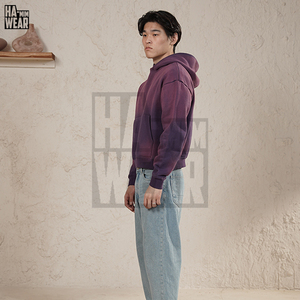 เสื้อฮู้ดผู้ชายแบบใหม่ล่าสุด ซิปหน้า สไตล์ลำลอง ชุดกีฬา เสื้อฮู้ดมีซิปสำหรับผู้ชาย รับผลิตตามแบบ OEM ขายส่ง - Product Image 6