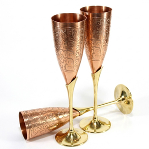 Juego de Copas de Cóctel de Cobre Grabadas a Mano, con Recubrimiento de Laca Apto para Alimentos, Copas de Vino de Acero Inoxidable para Bar en Casa y Regalos de Boda en Oferta - Product Image 6