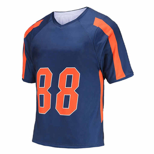 Uniformes de Lacrosse de Poliéster de Primera Calidad, Impresión Digital, Manga Corta, Número de Equipo, Nombre, Logotipo, Ropa Deportiva Transpirable y Ligera - Product Image 3