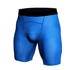 Ensemble de shorts de compression personnalisés à faible MOQ avec tissu extensible léger pour hommes - Product Image 4