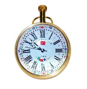 Horloge de bureau boussole en métal indien Vintage de qualité supérieure motif à Quartz nautique pour la décoration intérieure pour bureau et poche - Product Image 3