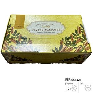 Bastoncini di incenso Palo Santo, arrotolati a mano, alle erbe, set da 12 confezioni in scatola, legno aromatico indiano, per tutte le stagioni, fatti a mano - Product Image 1