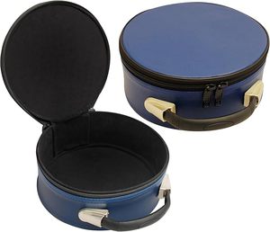 Estuche para Gorra Masónica de Primera Calidad en Imitación de Cuero, Caja Portátil para Guardar y Exhibir Fez - Bordado a Máquina - Product Image 5