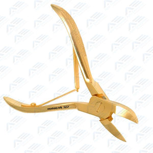 Venta al por mayor de calidad superior totalmente chapado en oro pinzas de acero inoxidable cortaúñas de alta resistencia para manicura profesional - Product Image 3