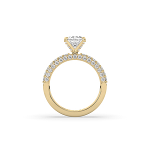 Anillo de Diamante de Laboratorio de Lujo con Forma de Pera de 2.925 Quilates, Diseño Único, Ligero, Oro de 14K/10K, Anillo de Compromiso - Product Image 5