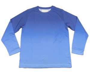 T-shirts à manches longues en polyester imprimés pour garçons avec logo sur le devant - Product Image 5