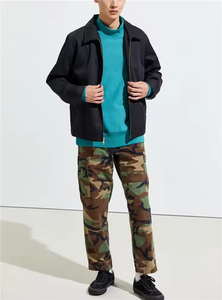 Sudaderas de cuello alto de felpa francesa para hombre, de alta calidad, con logotipo personalizado, estilo oversize. - Product Image 5