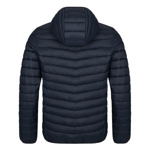 Chaqueta acolchada personalizada para hombre, chaqueta acolchada ajustada para hombre, cortavientos aislante, abrigos de invierno para hombre - Product Image 2