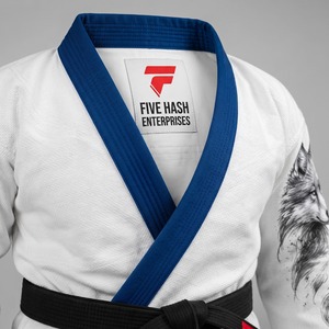 Uniforme de karaté léger avec tissu résistant, coupe professionnelle, mouvements fluides et soutien confortable pour l'entraînement. Uniformes de karaté. - Product Image 6