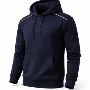 Wholesale Custom Winter Casual Embroidered Racing Hoodie 100% Cotton <b>Velour</b>-OEM Bulk Orders Manufacturer Direct - Product Image 3