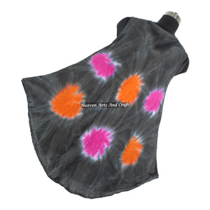 Compre al por mayor: Vestido de rayón para mujer, estilo paraguas, con diseño tie-dye colorido - Product Image 6