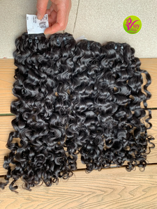 พร้อมส่ง VuyHair ผมแท้เวียดนามแบบ Double Drawn  หยิกฟู  ยาวเต็ม  ทุกสี  แบบปิดหนังศีรษะ  ต่อผมด้วยเครื่อง - Product Image 5