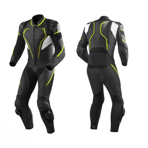 Traje de Motocicleta de Cuero de una Pieza, Anti-caídas y Resistente al Desgaste, Traje de Carreras, Chaqueta de Motocicleta de Cuero Genuino - Product Image 2