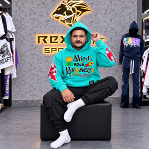 Sweat-shirt à capuche personnalisé unisexe, imprimé graphique, streetwear, coupe oversize, en molleton, avec poche kangourou, étiquette personnalisée, haut d'hiver pour le quotidien - Product Image 2