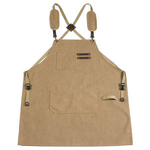 Delantal de Cocina de Cuero Vacuno Resistente al Agua, de Alta Calidad, Personalizado al por Mayor, con Forro de Algodón, Moderno, para Carnicero - Product Image 4