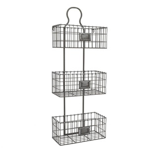 Nouvelle Vente : Panier à Fruits Métallique à 3 Niveaux de Haute Qualité, Corbeilles de Rangement Décoratives, Taille et Forme Personnalisables - Product Image 4