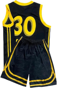 Ensemble de maillots de basket-ball pour hommes adultes à séchage rapide, respirant, léger, en polyester, tenue d'entraînement sportive fabriquée au Pakistan - Product Image 2
