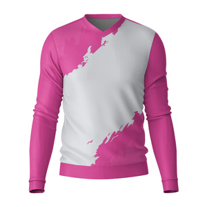 เสื้อเชิ้ตผู้ชายคอวี แขนยาว แฟชั่นใหม่ปี 2026 ผ้าโพลีเอสเตอร์ ระบายอากาศได้ดี สวมใส่สบาย ขายส่ง - Product Image 1