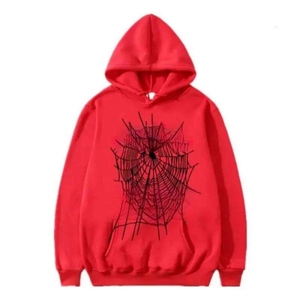 เสื้อฮู้ดดี้โอเวอร์ไซส์ผ้าฝ้ายเฟรนช์เทอร์รี่คุณภาพสูง 100% พิมพ์ลายแมงมุม 3 มิติ สำหรับงานพิมพ์นูน แขนยาว ขายส่ง - Product Image 4