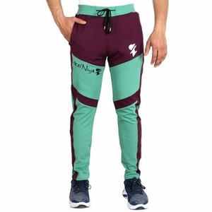 กางเกงวอร์มขาบานทรงหลวมแบบมีซิปที่ปลายขา กางเกงวอร์มผ้าฟลีซสำหรับผู้ชาย - Product Image 2