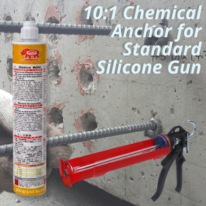 Ancrage chimique Vinylester GU-2000 280ml – Haute performance, durcissement rapide, résistant aux acides et aux alcalis, pour pistolet à silicone standard - Product Image 5