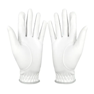 Gants de golf pour hommes en gros, souples et respirants, en cuir de cabretta et peau de mouton, pour main gauche et droite, couleur noire - Product Image 4