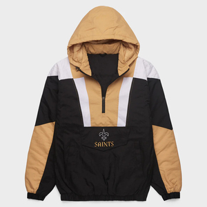 Premium Nylon Windbreaker <b>Pullover</b> Jacket <b>Men</b> Half Zip American Style Outdoor Jacket OEM Manufacturer - Product Image 1