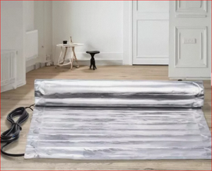 Alfombra calefactora eléctrica de lámina, comúnmente instalada debajo de laminado, vinilo, madera contrachapada o alfombra para proporcionar calefacción radiante. - Product Image 4