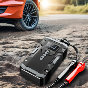 Démarreur de saut de voiture au Lithium Portable 12V 8000mAh avec batterie externe sans fil à lumière LED et amplificateur de compresseur d'air pour l'utilisation de camion de voiture - Product Image 3