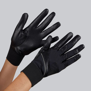 El tejido elástico ofrece un ajuste ceñido con excelente control para la práctica regular de equitación, ahora con guantes de equitación. - Product Image 3