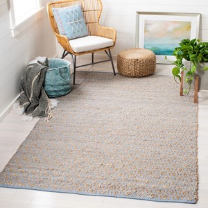 Quality Assured Anti-Slip Jute Rug <b>Hand</b> <b>Stitched</b> Embroidered Abstract <b>Machine</b> Made Indian Exporter for Home Use Bathrooms - Product Image 5