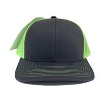 Gorra Trucker Personalizada al por Mayor para Adultos Unisex de 6 Paneles, Transpirable, Impermeable, de Poliéster/Algodón, con Bordado y Estampado de Goma en Relieve