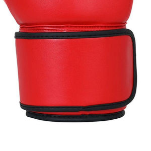 Guantes de Boxeo Profesionales de Cuero PU - Alta Calidad, 16 Onzas, Cierre Ajustable con Gancho y Bucle para Entrenamiento - Product Image 6