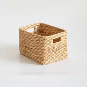 Cesta de mimbre para almacenamiento, cesta de mimbre para decoración de cocina, cestas de madera - Product Image 2