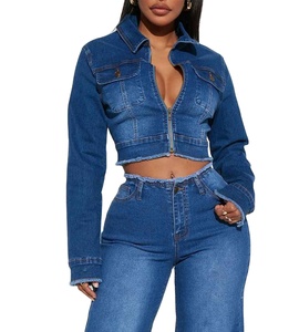 Top de Mezclilla para Mujer, Chic, Moderno, Pulido, Vibrante, Elegante, Esencial para el Día a Día, Suave, Transpirable, Duradero, de Primera Calidad - Product Image 2