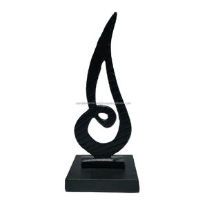 Escultura decorativa de aluminio con acabado negro para decoración del hogar Escultura de metal Diwali Artículos de regalo - Product Image 5