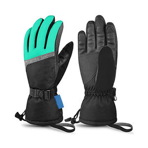 Guantes de Esquí de Cuero Calefactables con Tecnología de Pantalla Táctil, Guantes de Cuero Calefactables para Snowboard - Product Image 5
