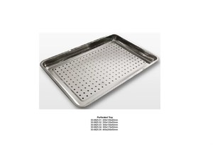 Plateau d'instruments chirurgicaux perforé de haute qualité en acier inoxydable, manuel, réutilisable et stérile, par Mahfooz |   Porte-aiguille - Product Image 3