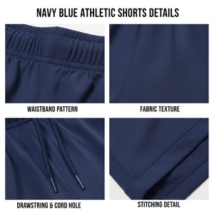 Shorts de sport 2 en 1 pour homme, noirs, compressifs, respirants, avec poches latérales, pour la gym et le fitness. - Product Image 6