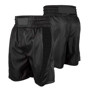 Shorts de combat personnalisés MMA noirs pour entraînement et boxe 2026 – Faible MOQ, vente en gros, shorts de combat personnalisés pour hommes, boxeurs - Product Image 1
