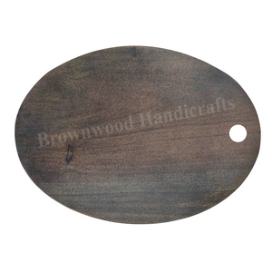 Fabricante y exportador de tablas de cortar y picar de madera de acacia 100% natural, de color negro antiguo y calidad superior, procedentes de la India. - Product Image 1