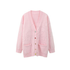 Cárdigan de Mujer, Tejido Suave, Cierre de Botones, Uso Diario Informal, Ligero y Cálido, Moda de Invierno - Product Image 6