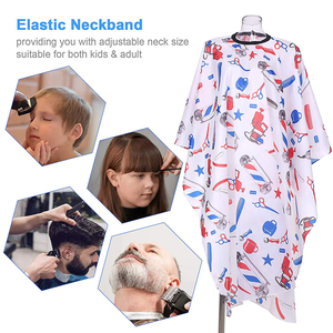 Cape de Barbier de Haute Qualité, Équipement de Salon Imperméable, Tissu de Coupe de Cheveux, Vente en Gros, Logo Personnalisé, Meilleures Ventes - Product Image 3